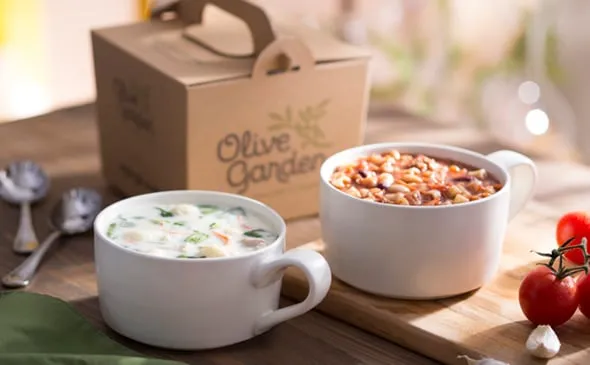Olive Garden Menu with Prices & Calories 2026 162 Homemade Soups (Serves 6)