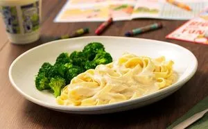Olive Garden Menu with Prices & Calories 2026 134 Kids Alfredo Sauce with Choice of Pasta (V)