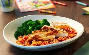 Olive Garden Menu with Prices & Calories 2026 142 Kids Grilled Chicken with Rotini Pasta & Marinara