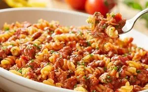 Olive Garden Menu with Prices & Calories 2026 130 Rotini Pasta with Meat Sauce