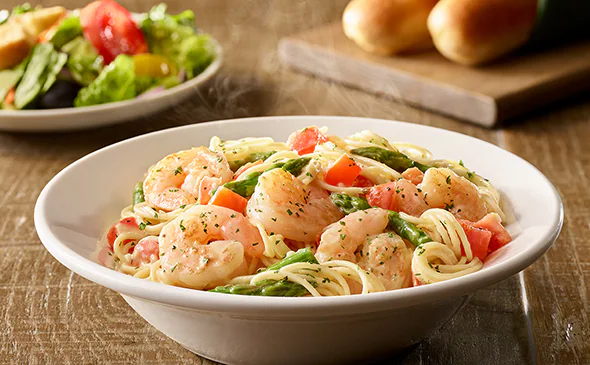 Olive Garden Menu with Prices & Calories 2026 72 Shrimp Scampi