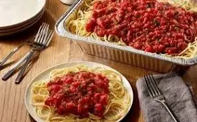 Olive Garden Menu with Prices & Calories 2026 7 Spaghetti with Marinara Sauce
(Serves 4 – 6)